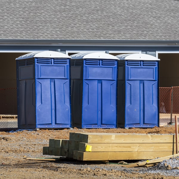 how can i report damages or issues with the portable toilets during my rental period in Alamo